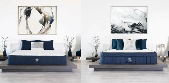 Go to Brooklyn Bedding Aurora Luxe vs. Signature Hybrid Mattress Comparison