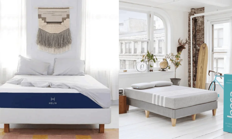 Go to Helix vs. Leesa Mattress Comparison