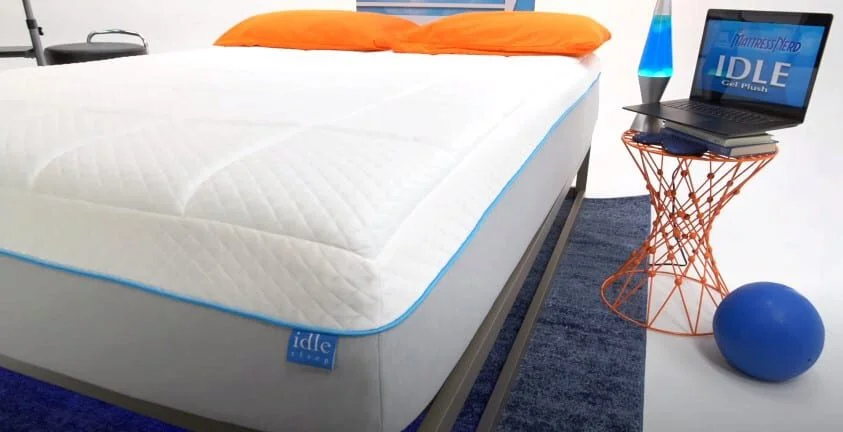 idle gel plush mattress hero