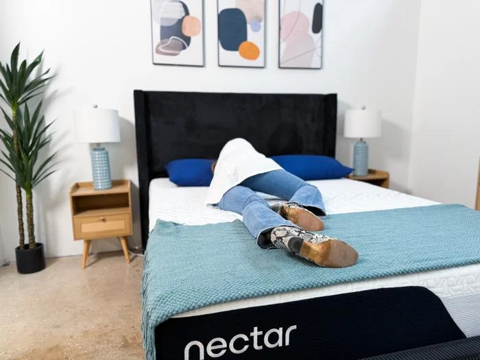 side sleeping on the nectar classic memory foam mattress