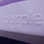 purple mattress closeup 1