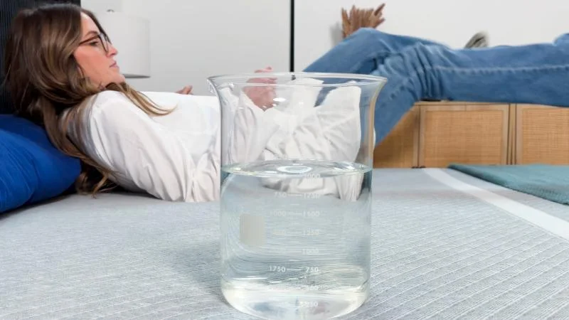 Ripple test on the Leesa Original Mattress