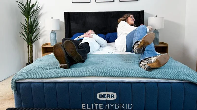 Partner test on the Bear Elite Hybrid Mattress