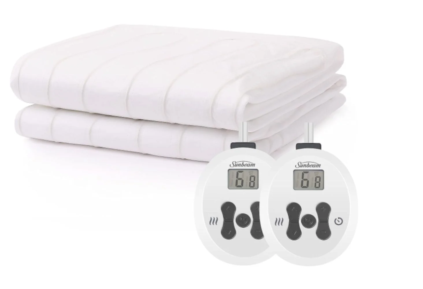 Sunbeam Quilted Fleece Heated Blanket