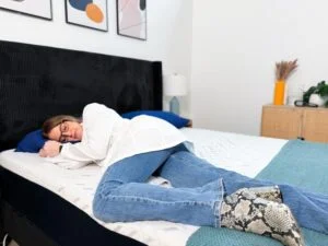 side sleeping on the nectar classic memory foam mattress 2