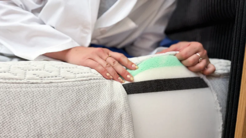 Inner foam layers of the Tuft and Needle Original mattress