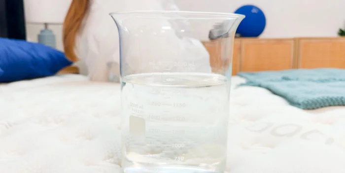 ripple test on the saatva classic mattress