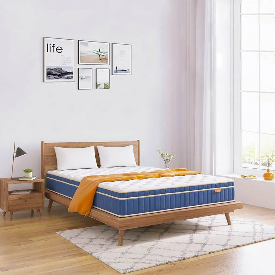 SweetNightOceanBlueHybridMattress
