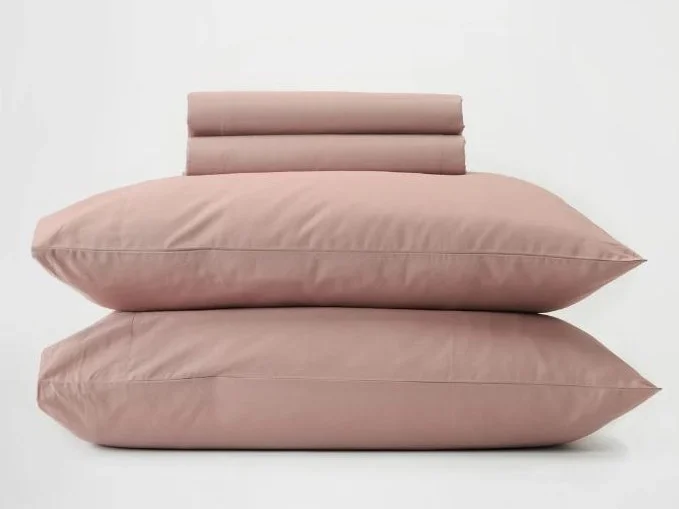 Silk & Snow Percale Bed Sheets