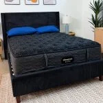 angled view of the beautyrest black mattress 3