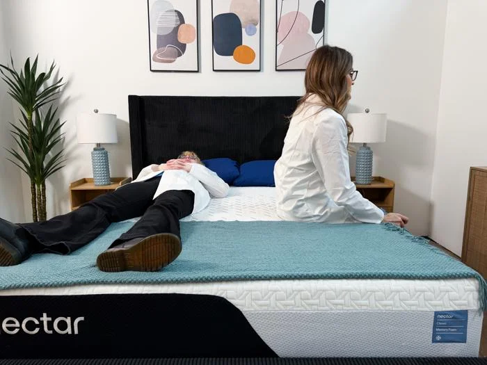 partner test on the nectar classic memory foam mattress 5
