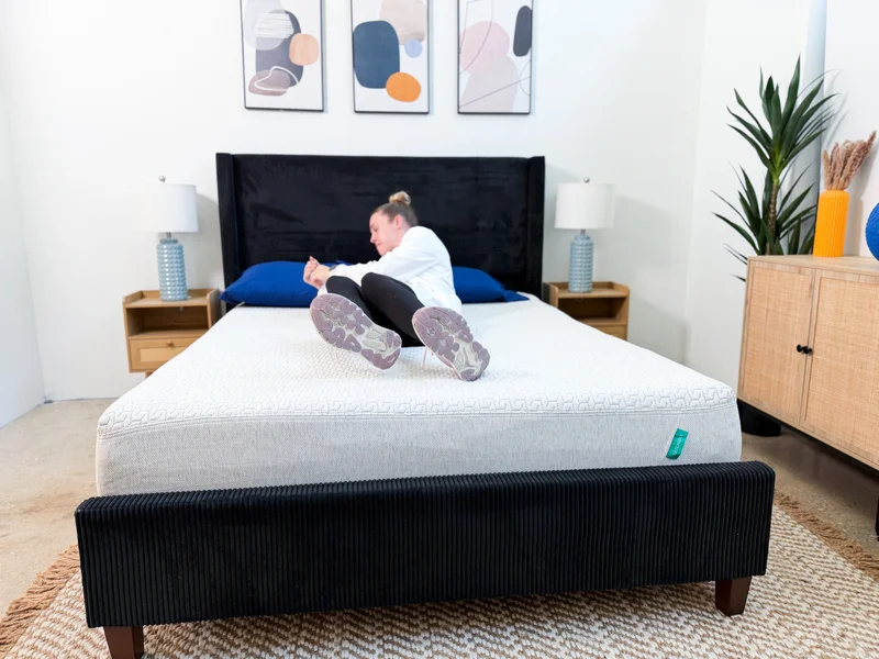 Switching sleeping positions on the Tuft and Needle Original mattress