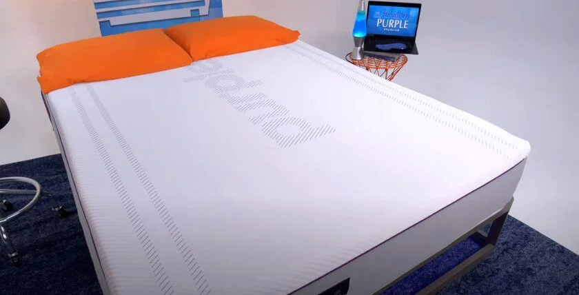 purple hybrid mattress hero