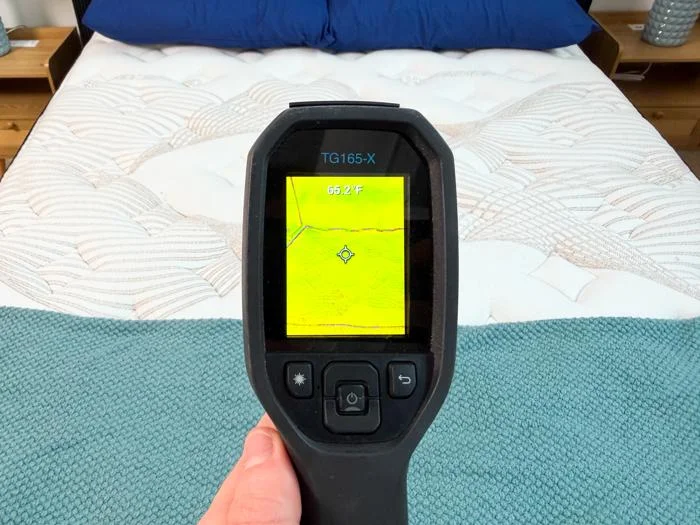 thermal imaging of the nolah evolution luxury firm before being rested on