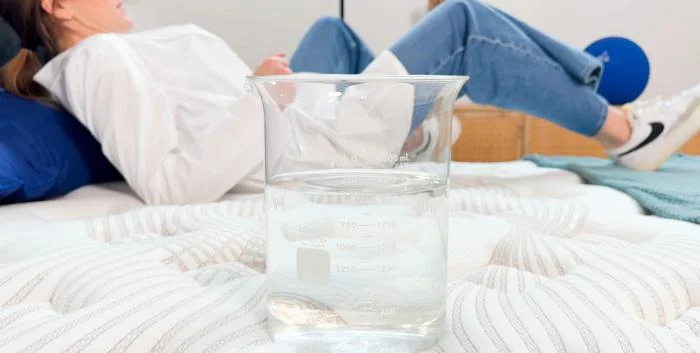 ripple test on the nolah evolution luxury firm mattress