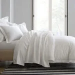 Bool and Branch White Sheets on a bed