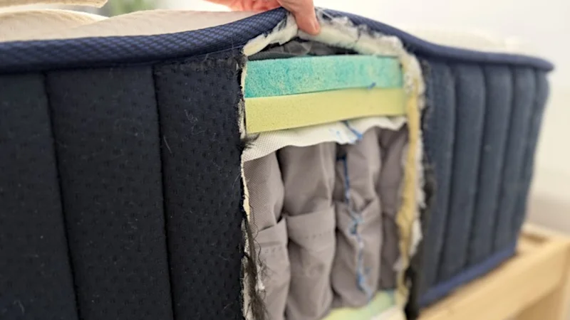 DreamCloud Classic Hybrid Mattress Construction Layers