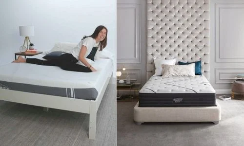 Go to Beautyrest vs. Tempur-Pedic Mattress Comparison